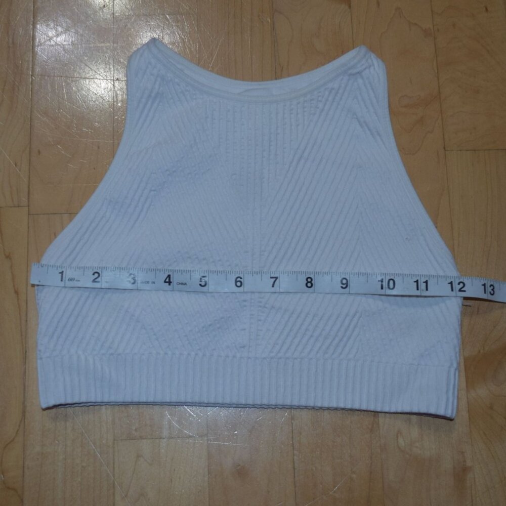 SPIRITUAL GANGSTER Women's XS/S White Crop Top Athletic Tank Shirt Brami - Picture 4 of 4